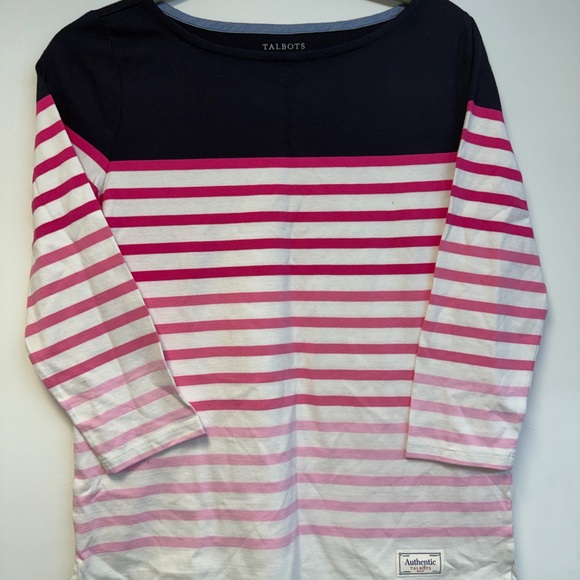 Authentic Talbots Tee - Gradient Strip small - Picture 2 of 5